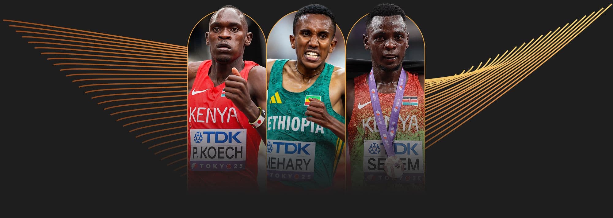 Koech, Serem to battle Ethiopia’s Mehary for 2025 Men’s Rising Star Award